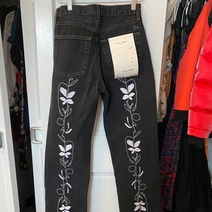 Still Here NY Flower Vine Childhood jeans